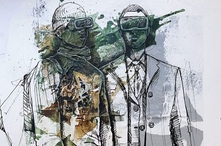 Vagabond spirit by Marcelin Yao, Mixed Media | Artblr.