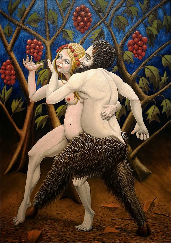 Satyr and Nymph-Joao Werner
