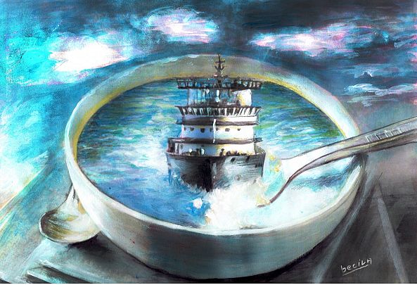 bateau en soupe-becila mohamed