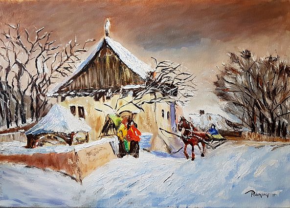winter, gypsies-yury podorvanov