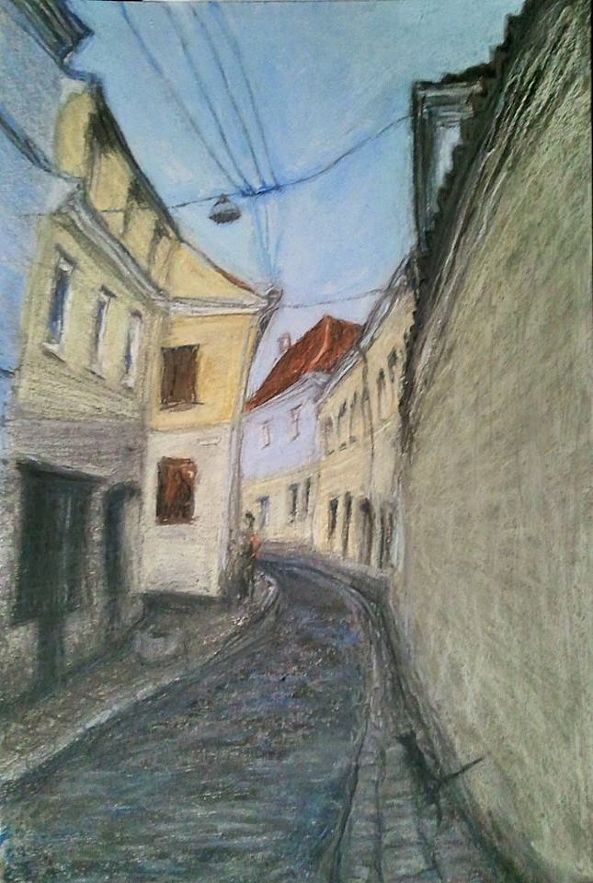 Vilnius, Skapo street, Or The Man and The Cat-Marina Tregubova