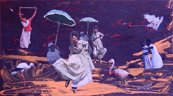 Parapluies sombres-Francois Levesque